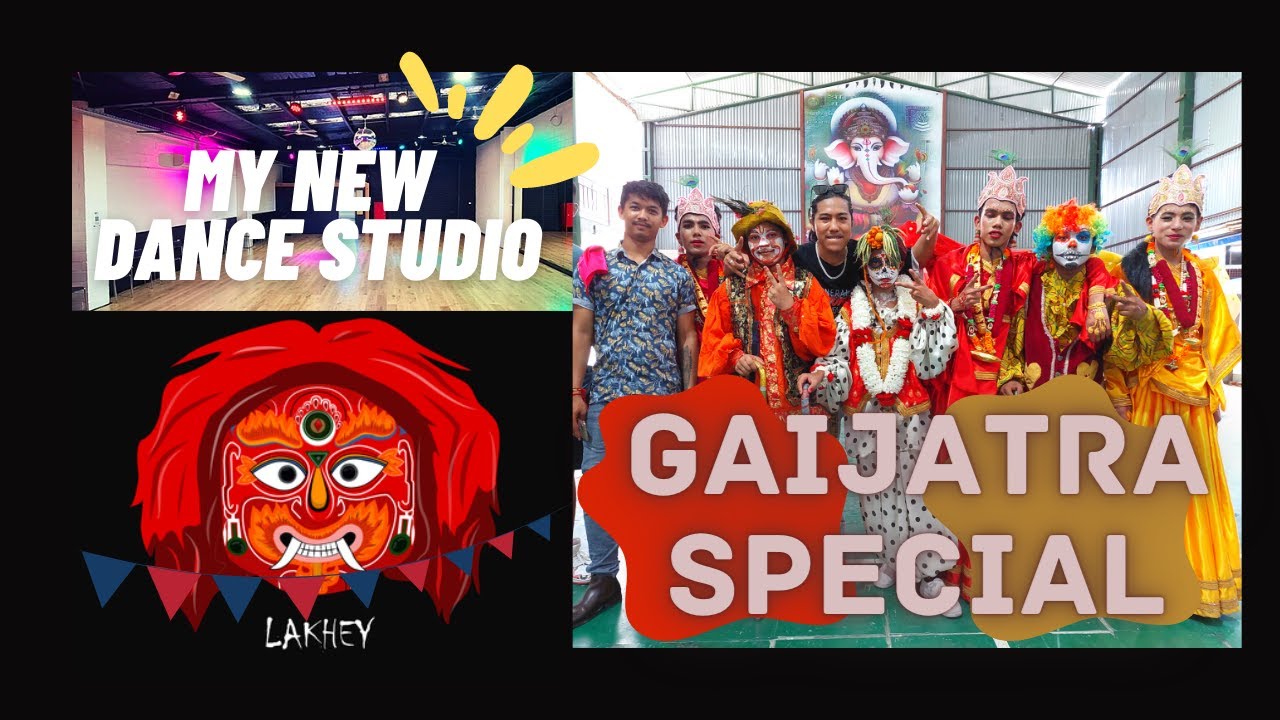 My New Dance Studio || AAMA KO ARSIBAAD || GAIJATRA SPECIAL VLOG!!!