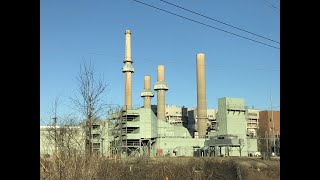 James River Power Station Implosion of Stacks Caught on Tape! (Springfield, MO)