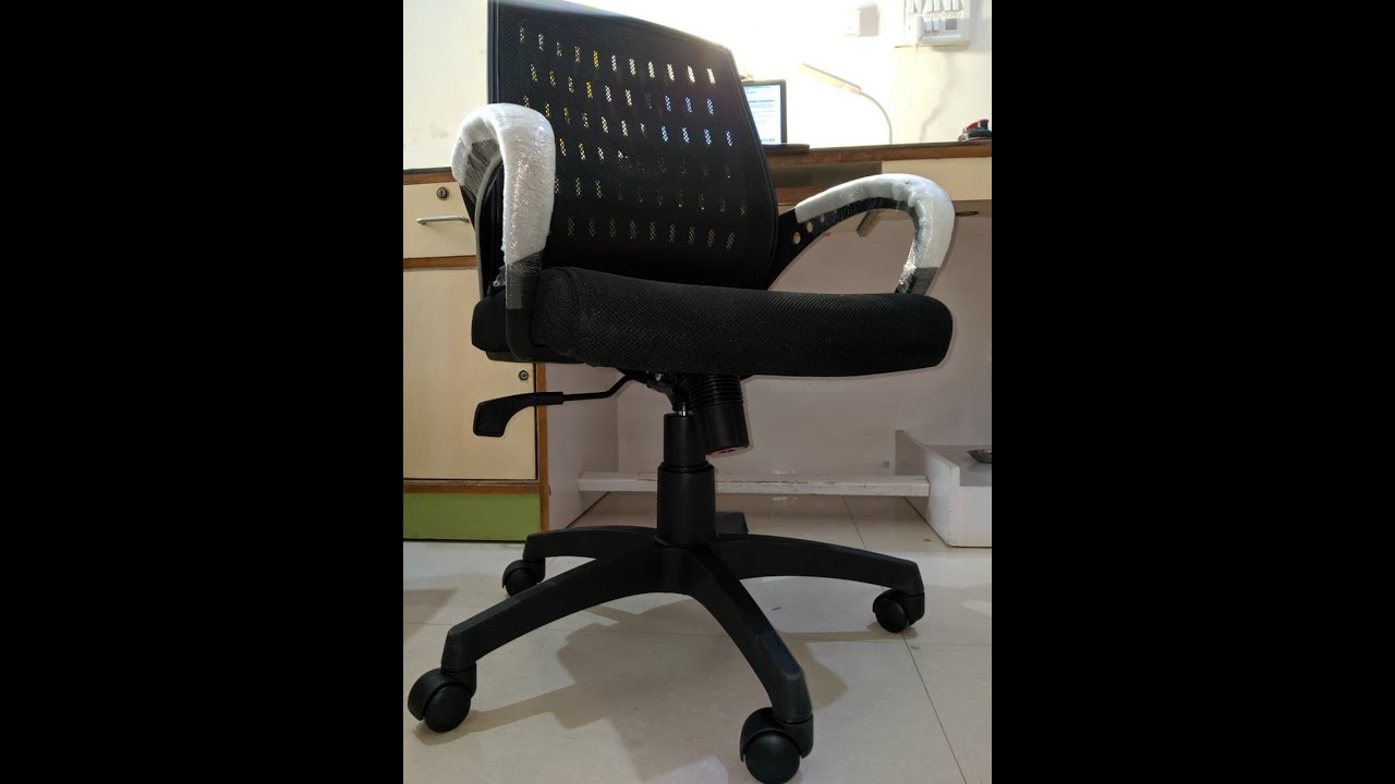 MBTC Alaska Mesh office chair Natural Fiber Office Executive Chair  (Black)