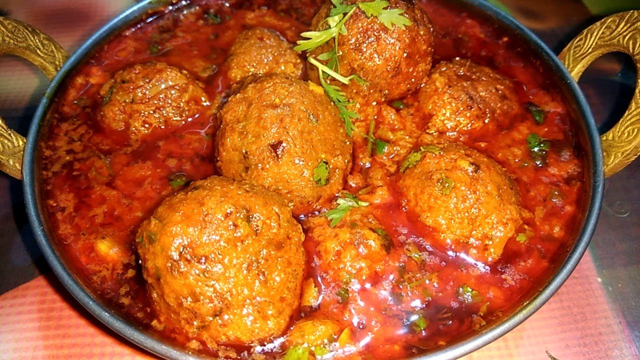 पत्ता गोभी की कोफ्ता करी / Patta Gobhi Kofta Curry / Band Gobi ke Kofte ...