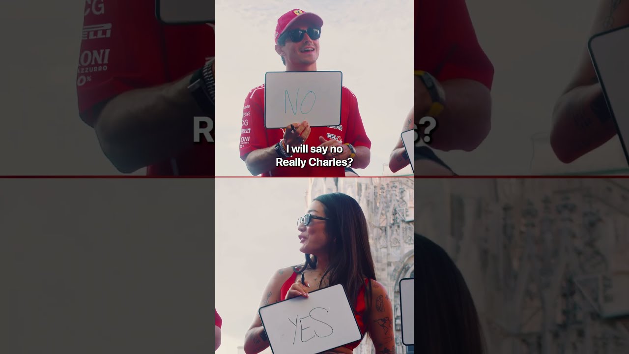 No warm-up required, straight into the answers with Charles Leclerc, Lewis Hamilton & Peggy Gou