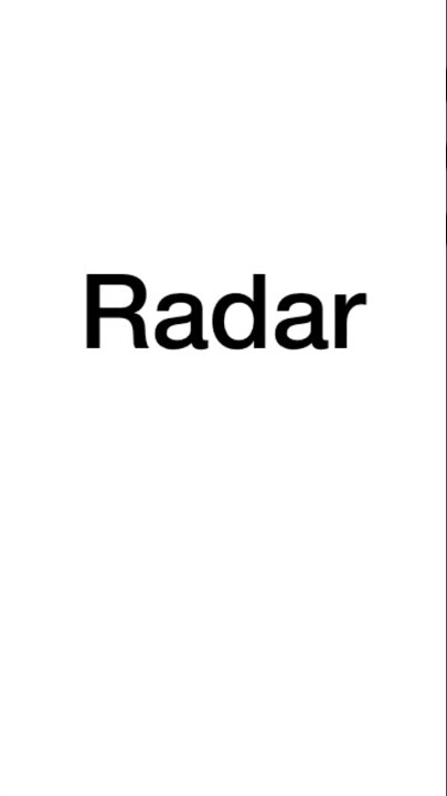 IPhone “Radar” alarm sound effect