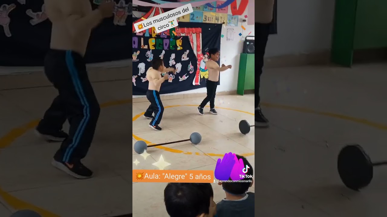 🏋️‍♂️Circo,,niños musculosos👏🥰♥️♥️♥️