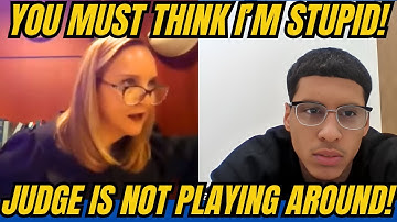 Judge Shackelford Is NOT PLAYING GAMES With This PUNK!!