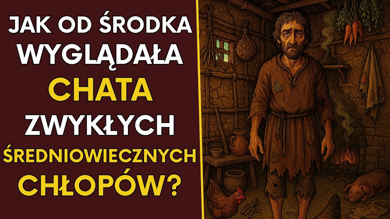 Jak od środka wyglądała chata, w której mieszkali zwykli średniowieczni chłopi?