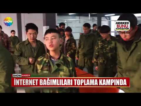 İnternet Bağımlıları Toplama Kampında