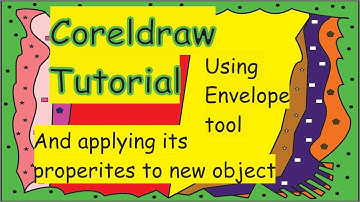 Envelope properties of one object to another object in coreldraw