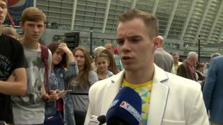 Олег Верняев, Олимпийский чемпион по спортивной гимнастике. Интервью на Олимпийском уроке-2016 Олег Верняев, Олимпийский чемпион по спортивной гимнастике. Интервью на Олимпийском уроке-2016