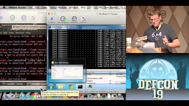 DEF CON 19 - Sam Bowne - Three Generations of DoS ...