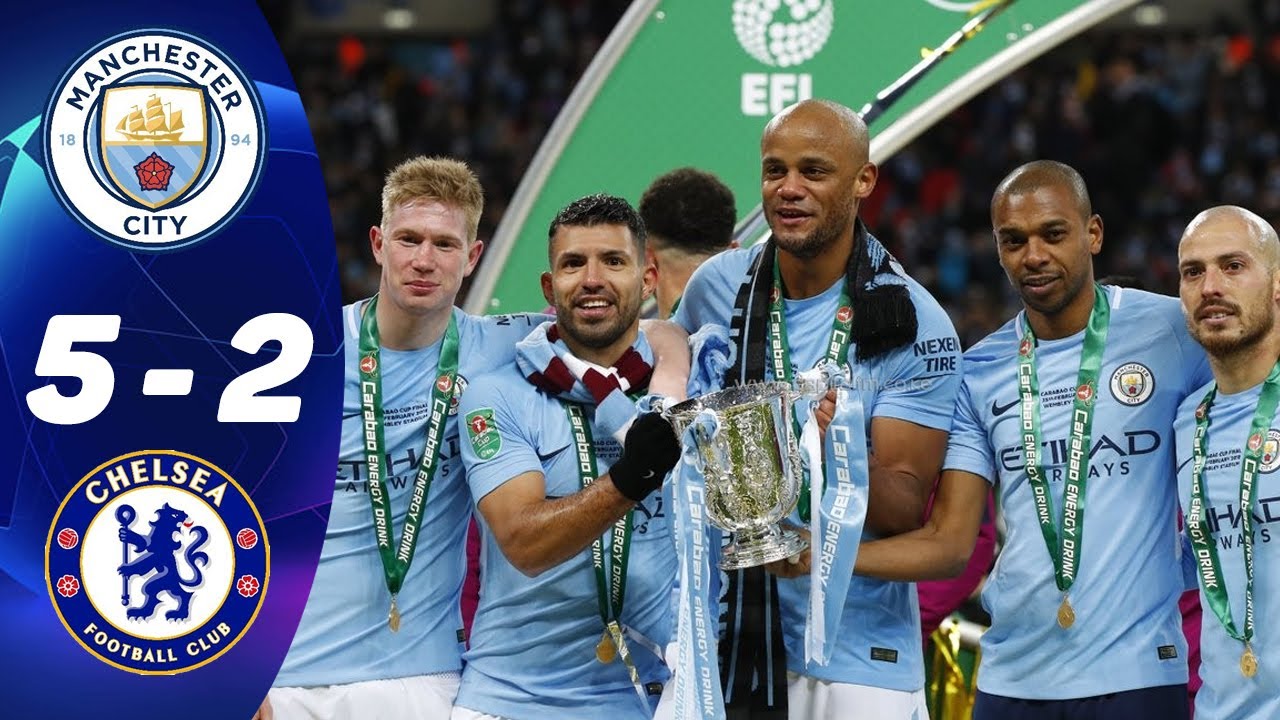Man City vs Chelsea 5-2 | All Goals & Highlights | All Final Cup 2012/