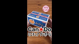 キャンドゥで見つけたダンボールのミニチュア・ギフトボックスが超カワイイ！