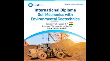 Diploma in Soil Mechanics with Environmental Geotechnics