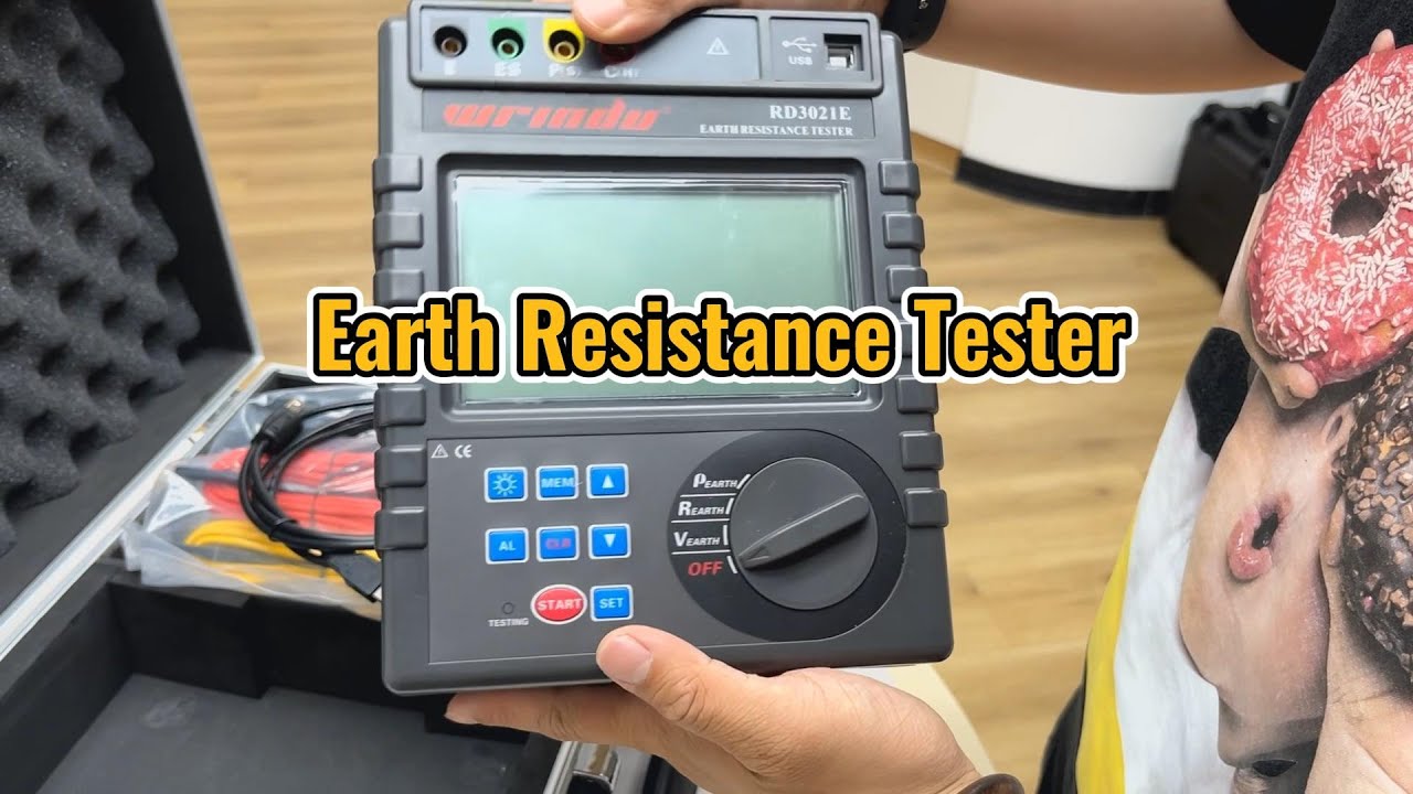 Testeur De Résistance De Terre Numérique ETCR3000B - Appareil De Mesure De La Résistivité Du Sol - Neuf
