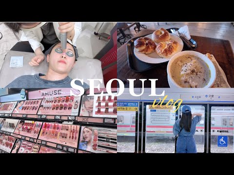 KOREA VLOG 🇰🇷🇵🇭 | A DAY IN SEOUL GANGNAM | BEAUTY ROUTINE | SKIN CLINIC | SKINCARE HAUL
