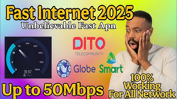 Unbelievable Globe Fast Internet | Apn Settings 2025 - Up to 50mbps