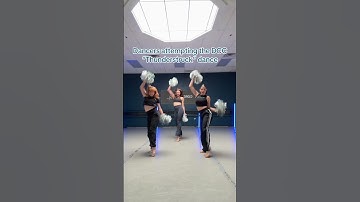 Dancers attempt Thunderstruck dance #thunderstruck #shorts #dcc #dancer