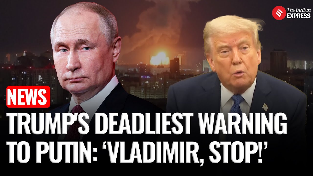 ‘Vladimir, STOP!’ – Trump Issues Rare Rebuke Over Russian Strikes on Ukraine