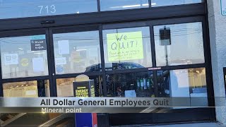 All staff quit Mineral Point Dollar General over donation policy dispute