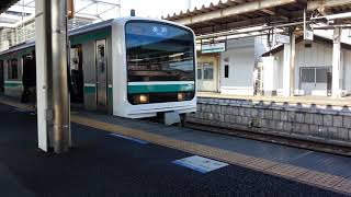 E501系K753編成水戸行き普通列車　勝田駅発車　【水戸・勝田４】