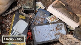 😍Great! Found Broken Phone, Real Money &amp; More! Restoration Abandoned Destroyed Galaxy S9 Plus