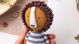 Crochet lion Free amigurumi pattern