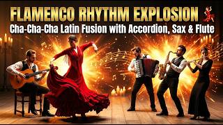 Flamenco Rhythm Explosion 💃 | Cha-Cha-Cha Latin Fusion with Accordion, Sax &amp; Flute