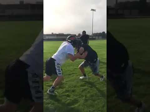 WR stalk block back n forth