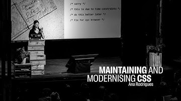 Ana Rodrigues – Maintaining and Modernising CSS – beyond tellerrand Berlin 2025
