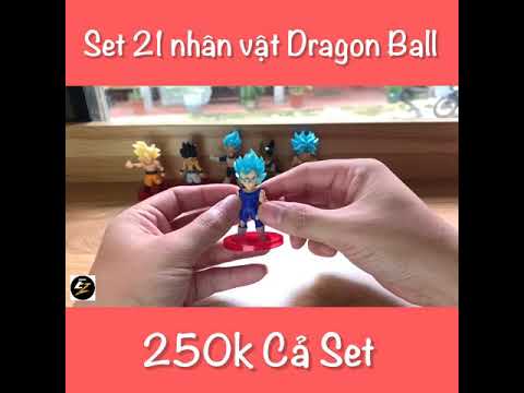 Video Mô hình Dragon Ball - Set 21 Nhân Vật Chibi - youtube
