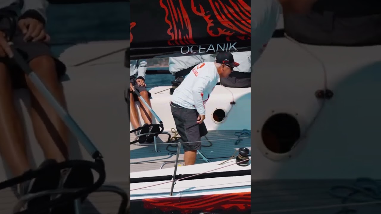 Ahhh nada como estar em alto mar! ⛵️ #velaoceanica #sivilhabela #ilhabela