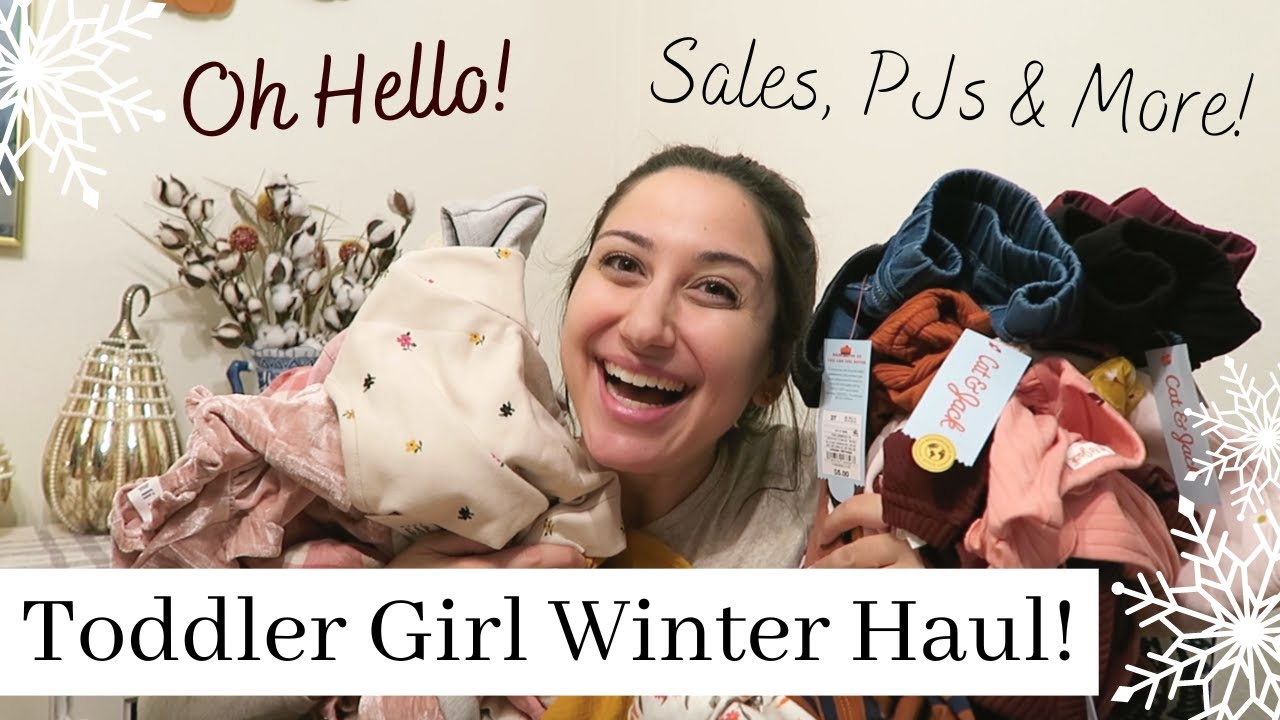 TODDLER GIRL WINTER CLOTHING HAUL 2022! THE COZIEST OUTFITS AND PJS