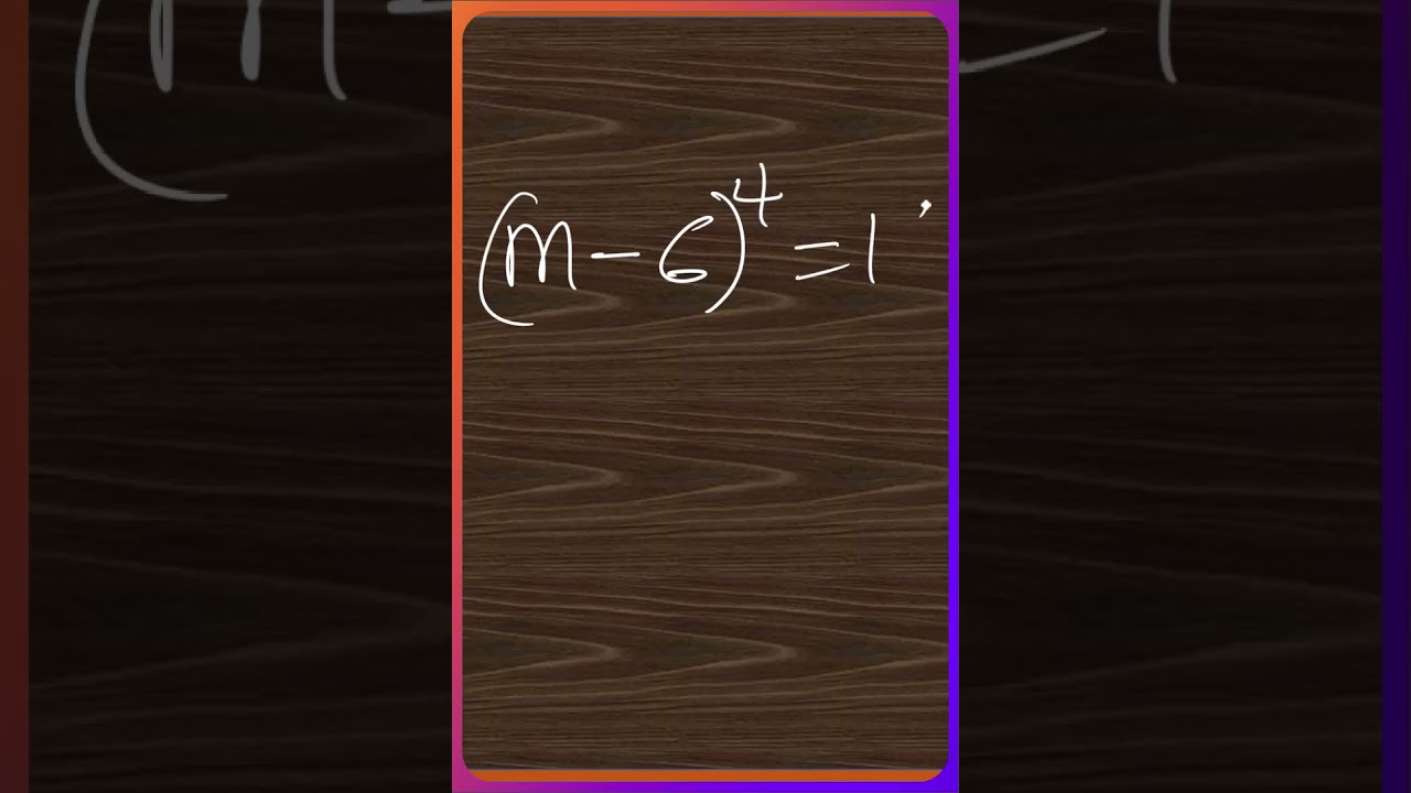 Can You Solve for  m ? #maths #viralmathproblem  #education #mathproblems #basicproblems