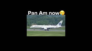 Pan Am now vs then #airline #aviation #panama #747 #boeing747 #boeing #boeing757 #aircraft