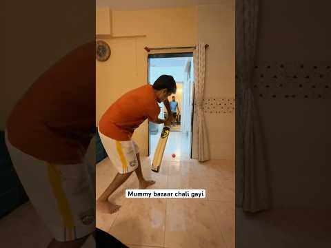 Playing cricket at home | #cricket #crickethighlights #cricketlover #ipl #shorts #gullycricket #fyp