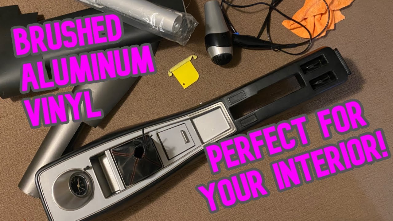 DIY: Toyota CELICA Interior Vinyl Wrap | 3M Brushed Aluminum EP 108