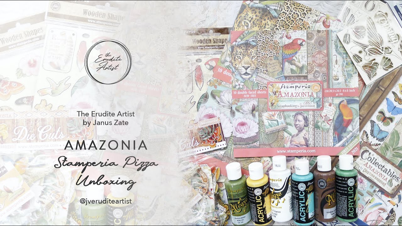 Stamperia Amazonia by Cristina Radovan Unboxing