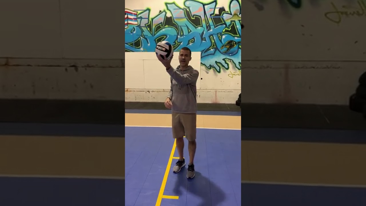 Volleyball Serving The 2 Most Important Cues Place and Pop! YouTube