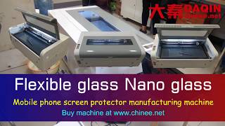 Qatar nano tempered glass cutting machine screenshot 4