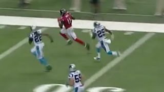 Falcons WR Julio Jones TORCHES Panthers for 300 yards Receiving