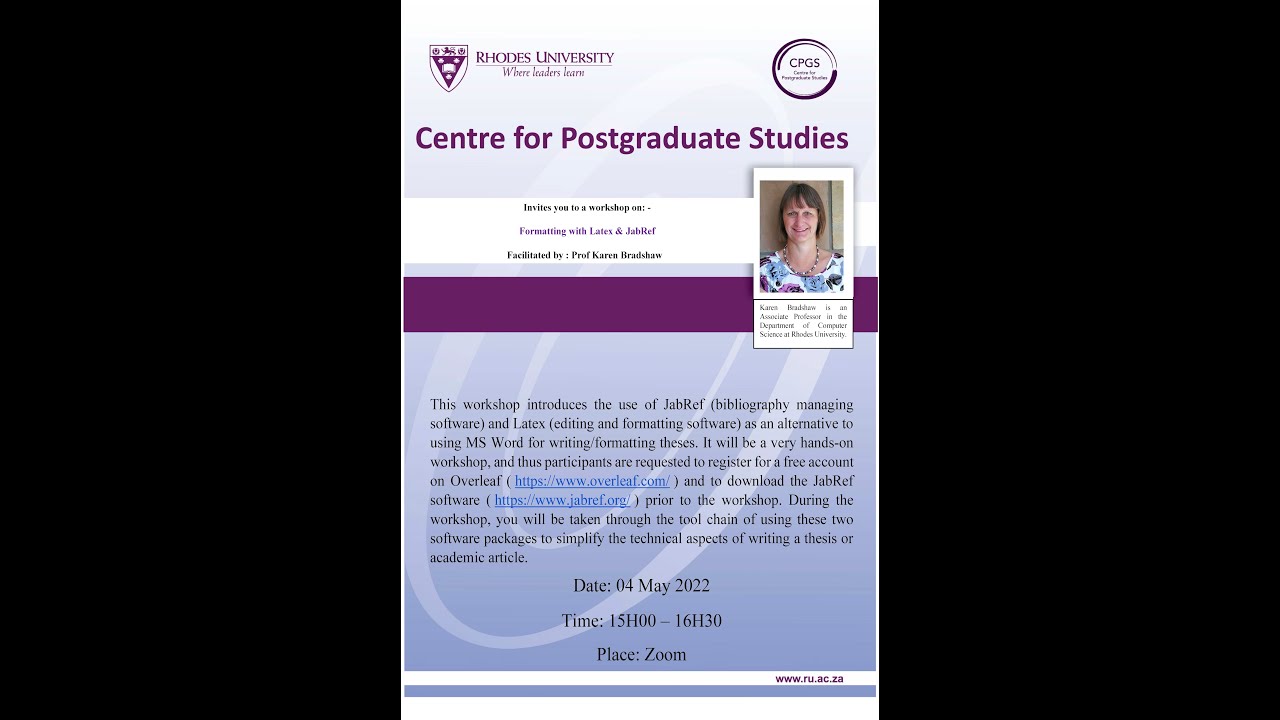 Formatting with Latex and JabRef