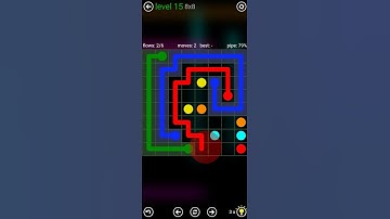 Flow Free, Classic Pack Medium Level 15 (8×8)