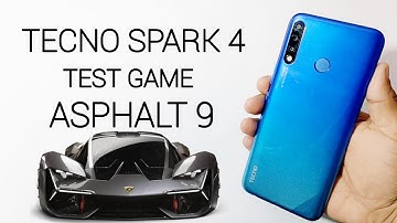 Tecno Spark 4 Asphalt 9 Legends Game Test