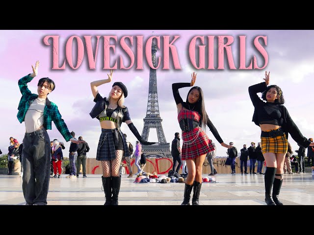 [KPOP IN PUBLIC PARIS] BLACKPINK – ‘Lovesick Girls’ Dance Cover from France class=