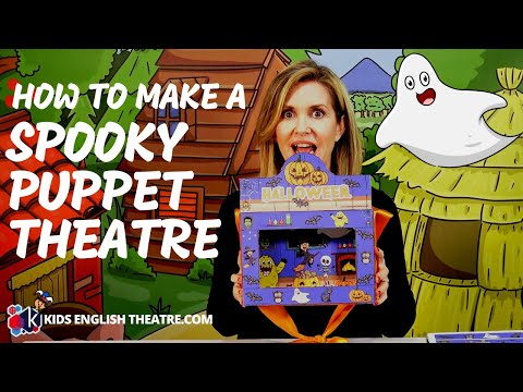 Cara Membuat Spooky Teater Boneka // Anak English Theatre