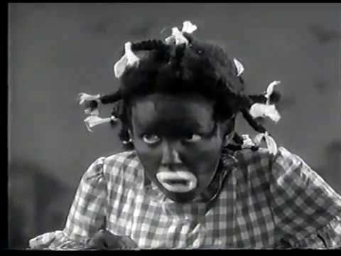 Judy Garland in blackface in "Everybody Sing" (1938)