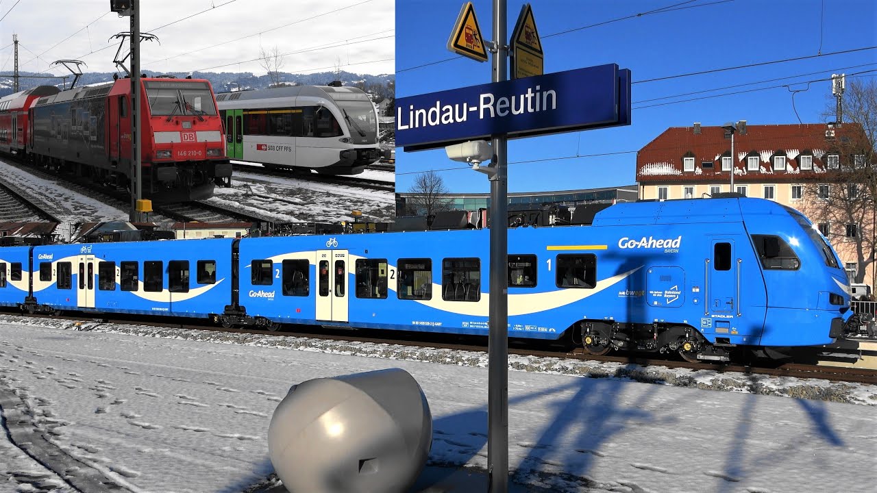 ❗Viel Neues❗👍 Lindau-Reutin: GABY GoAhead Bayern, BR146 m. Dosto, Thurbo🔁Romanshorn, IC118 Bodensee