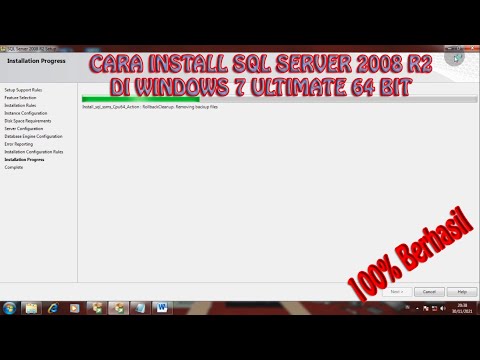 cara mudah install sql server 2008 r2