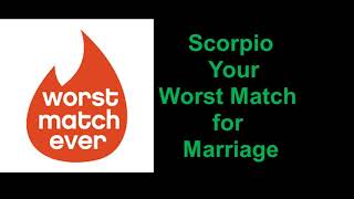secret of | Scorpio Your Worst  Match for Marriage #astrologyforecast #science #astrologypredictions