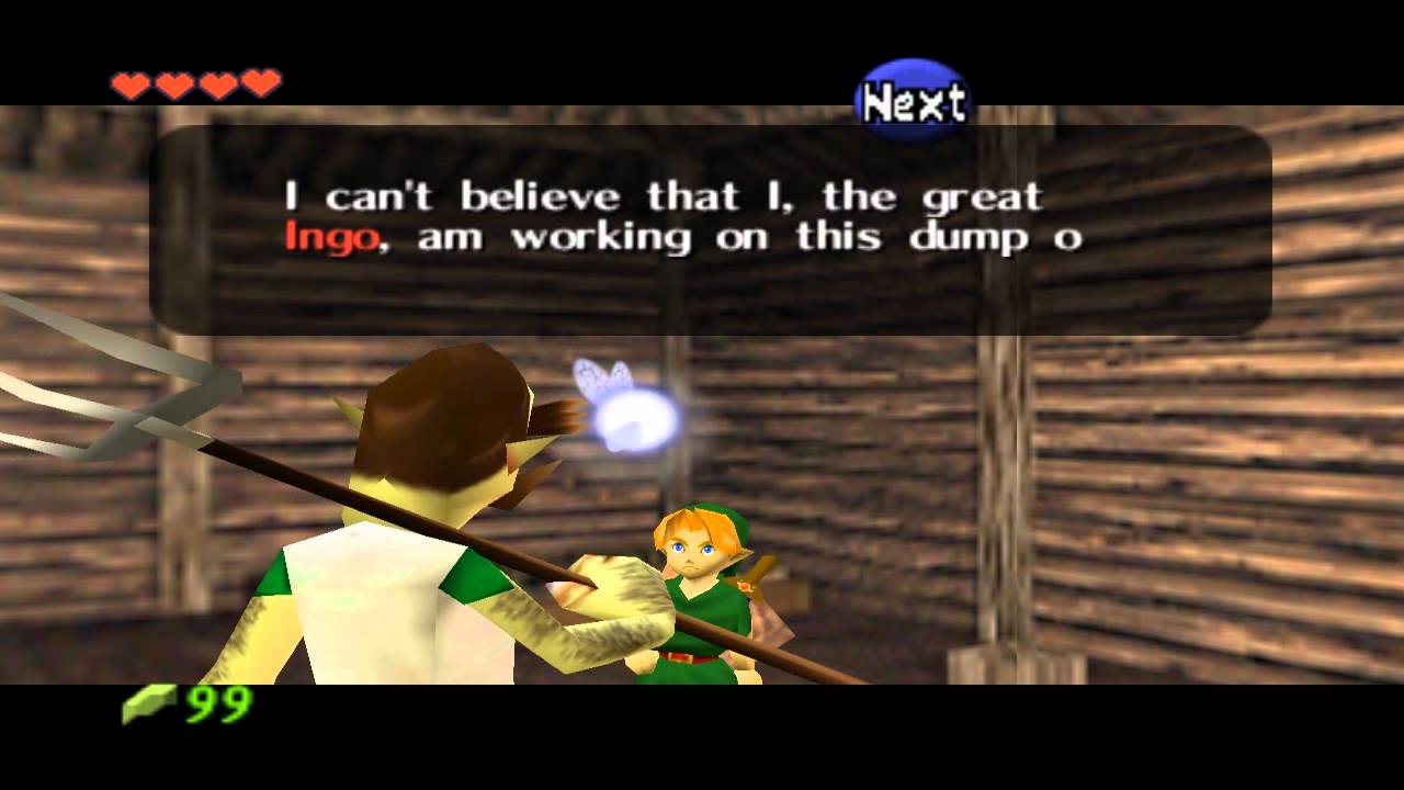 [8] The Legend of Zelda Ocarina of Time "Epona's Song" YouTube