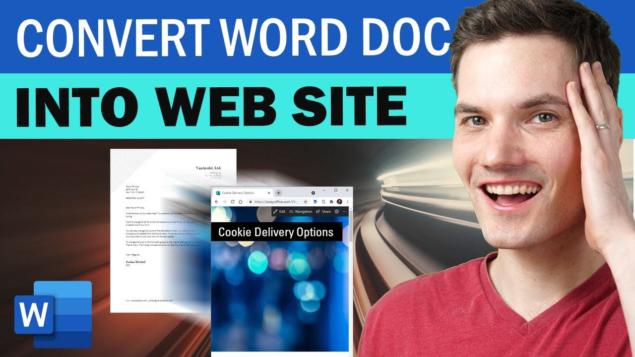 How to Transform Word Doc to Web Page #Shorts